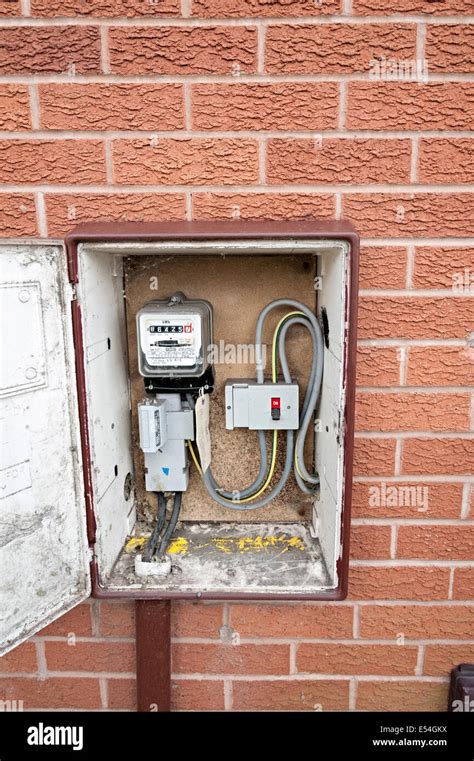 electric meter box image|outside electrical meter box.